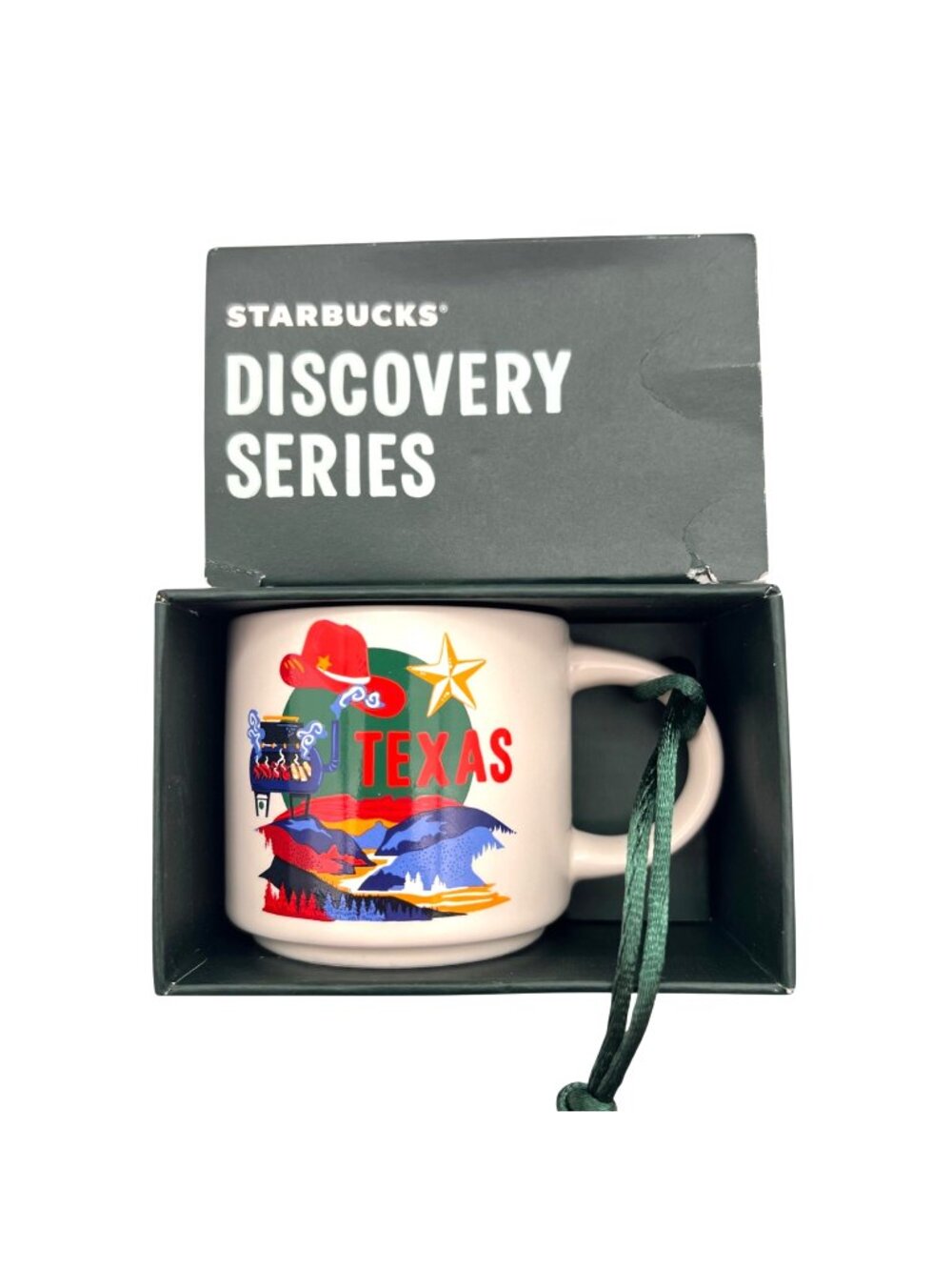 Starbucks Texas Discovery Series Mini Mug Ornament 2 fl oz Limited Edition 2024